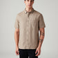 Men's Solid Slim Fit Shirt - Front View