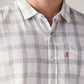 Men's Checkered Slim Fit Shirt - Detail View