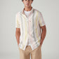 Men's Striped Slim Fit Linen Shirt - Styleshot View