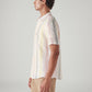 Men's Striped Slim Fit Linen Shirt - Side View