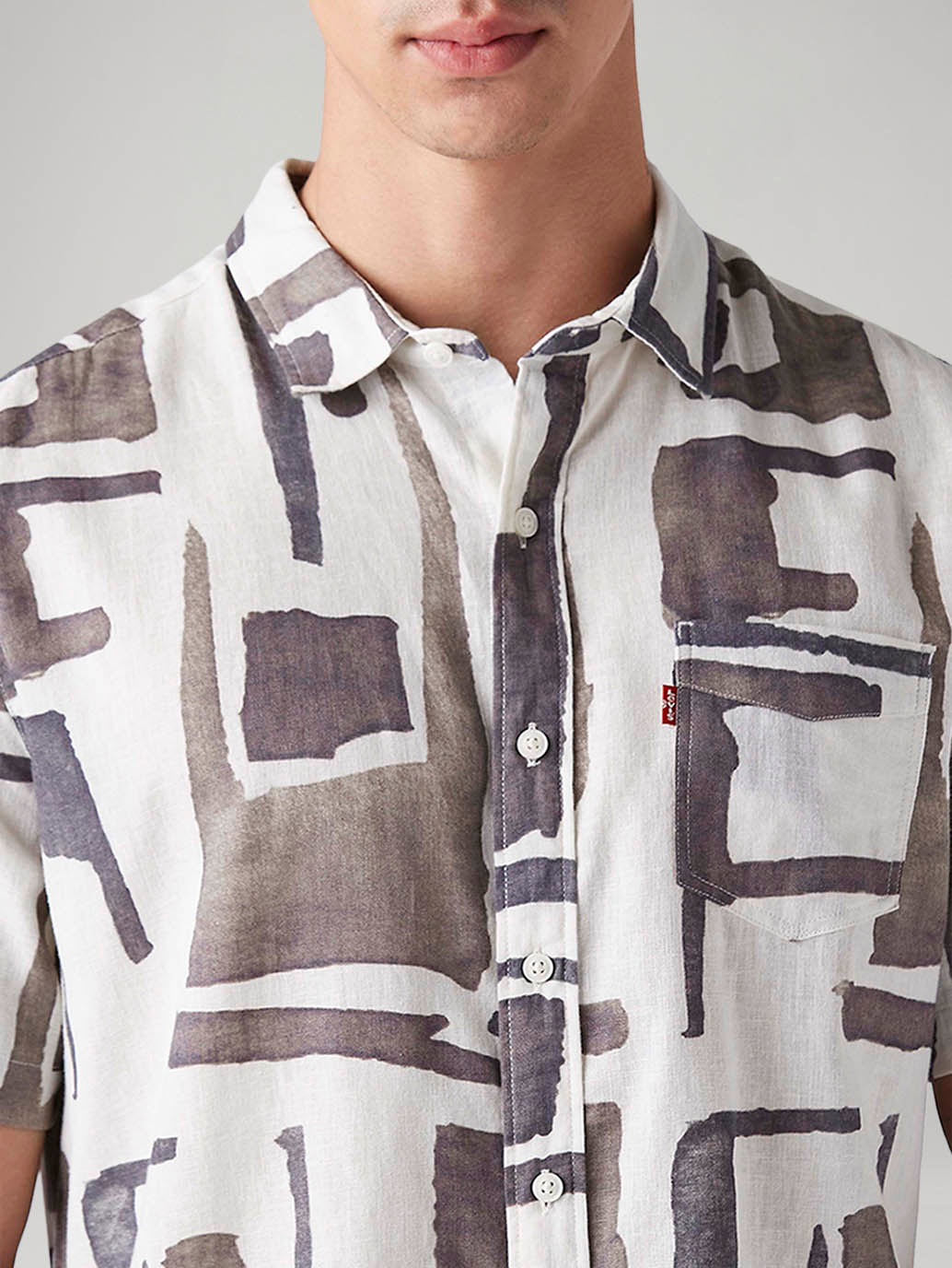 Men's Abstract Slim Fit Shirt - 20 View