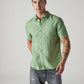 Men's Solid Slim Fit Linen Shirt - Styleshot View