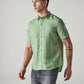 Men's Solid Slim Fit Linen Shirt - Side View