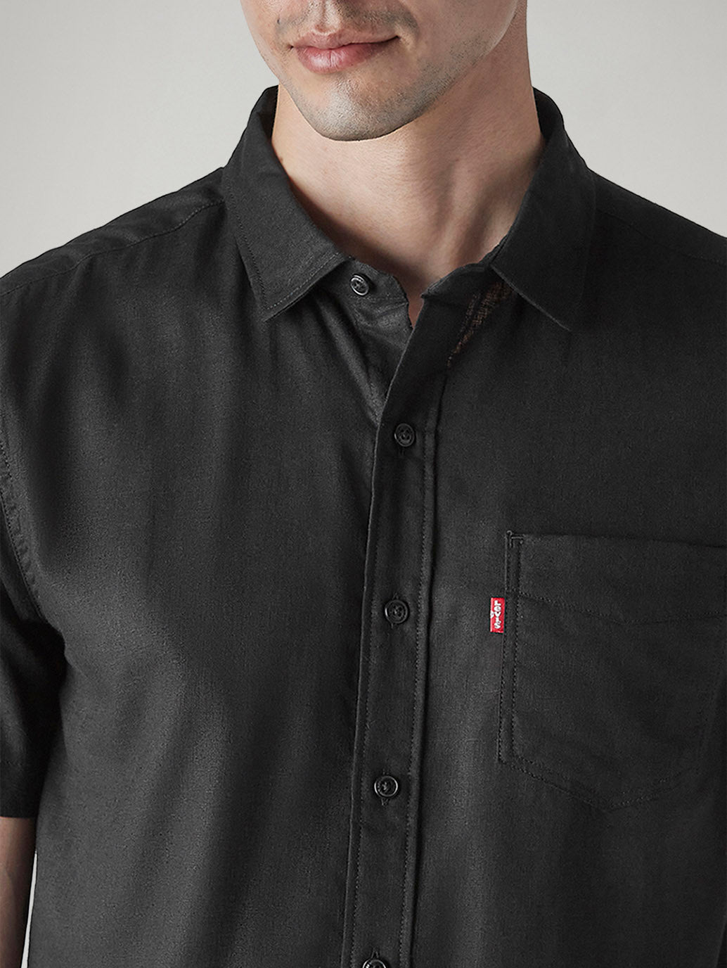 Men's Solid Slim Fit Linen Shirt - 20 View