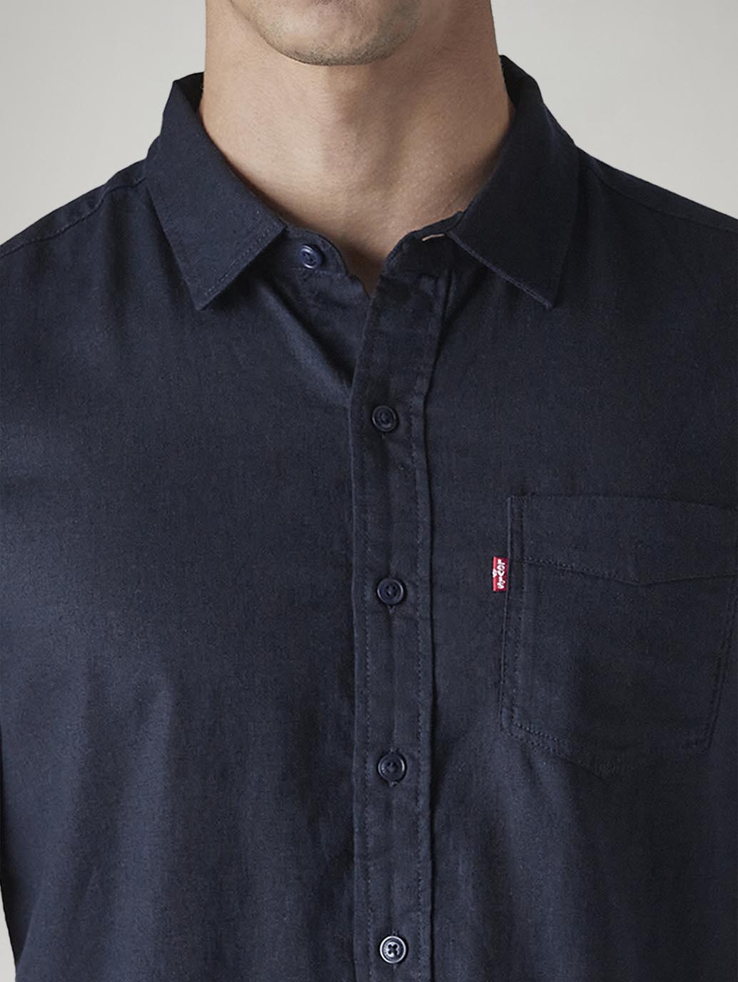 Men's Solid Slim Fit Linen Shirt - 20 View