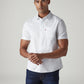 Men's Solid Slim Fit Oxford Shirt - Front View