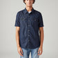 Men's Solid Slim Fit Shirt - Front View