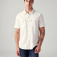 Men's Solid Slim Fit Shirt - Front View