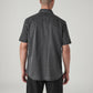 Men's Solid Slim Fit Denim Shirt - Back View