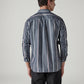Men's Striped Slim Fit Dobby Shirt - Back View