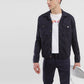 Men's Redloop Solid Navy Spread Collar Jackets - 58a873f6-474e-496d-b5fd-4e17b9874a2c View