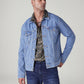 Men's Solid Regular Fit Denim Jacket - Styleshot View