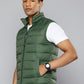 Men's Quilted Green High Neck Puffer Jacket - 24bb6953-49c3-4ee5-845e-70d3775c66a11724845651334-Levis-Men-Jackets-6451724845650665-3 View