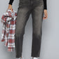 Women's 724 Black Straight Fit High Rise Jeans - 272a09a9-9aa2-441a-ab16-60cb402f1e5b1737449878751-Womens-High-Rise-724-Slim-Straight-Fit-Black-Jeans-276173744-1 View