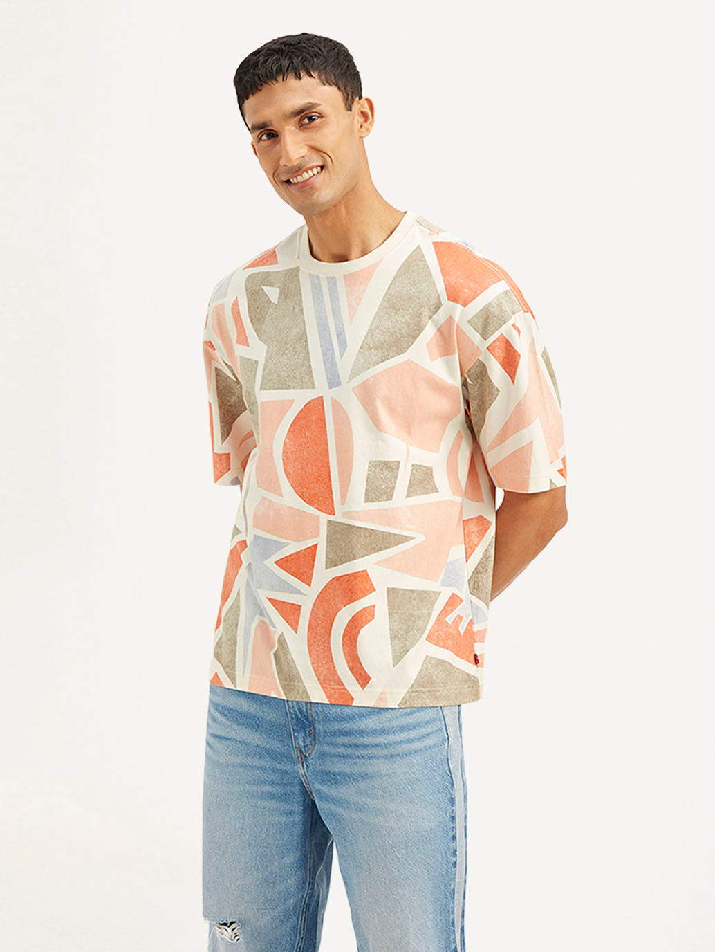 Men's Loose Fit Graphic T-shirt - 28ddf78af3b105de992003c9d1c6ecae View