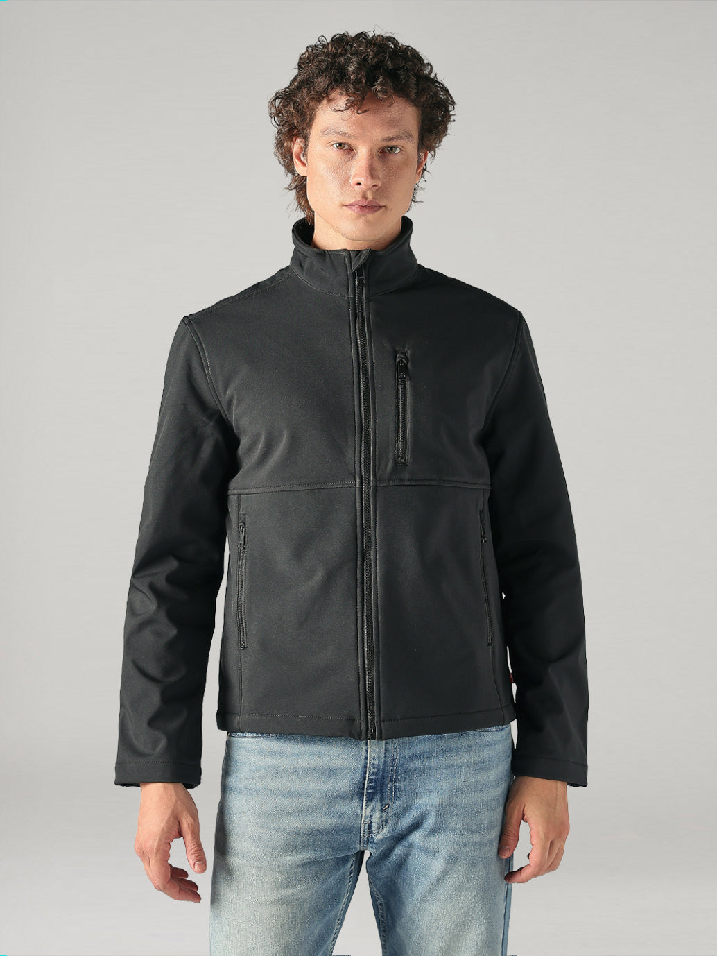 Men's Solid Regular Fit Commuter Jacket - 40504ffe-03f2-4044-9e23-bdd32c6a83d0 View