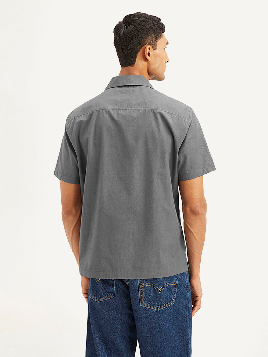 Men's Resort Collar Embroidered Relaxed Fit Shirt - 2cad378cb9c30b1ae3fe46f6d9835494 View