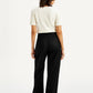 Women's High Rise Black Loose Fit Trousers - 2d9f55a19906a189b55f5e9c58aa1a3f View