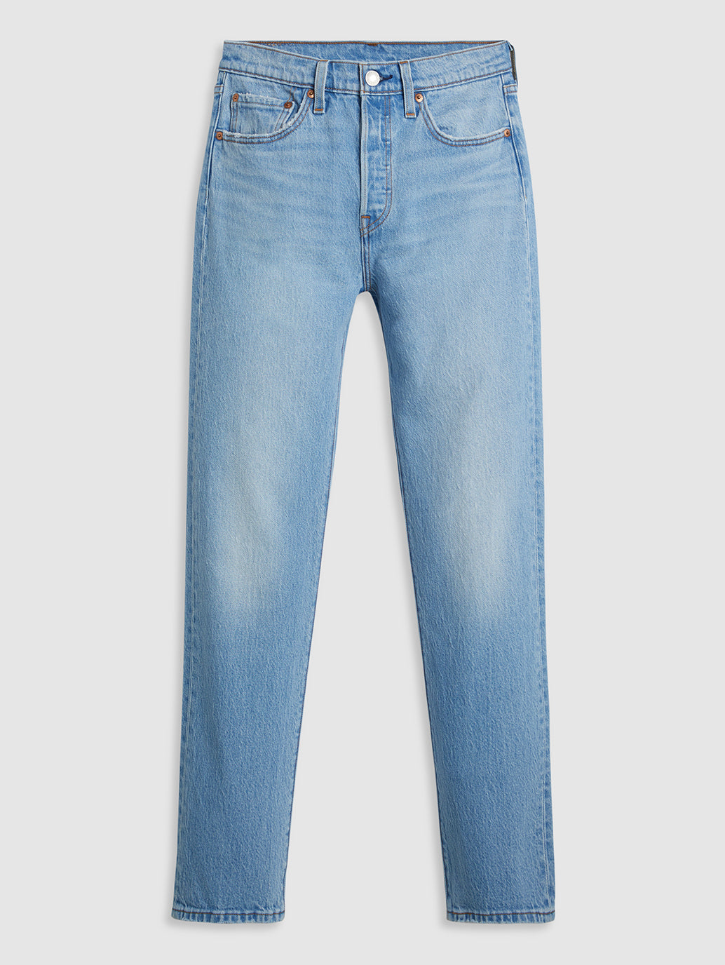 Women's 501 Blue Straight Fit High Rise Jeans - 31bffe7b402189a3552c7623ed139d6d View