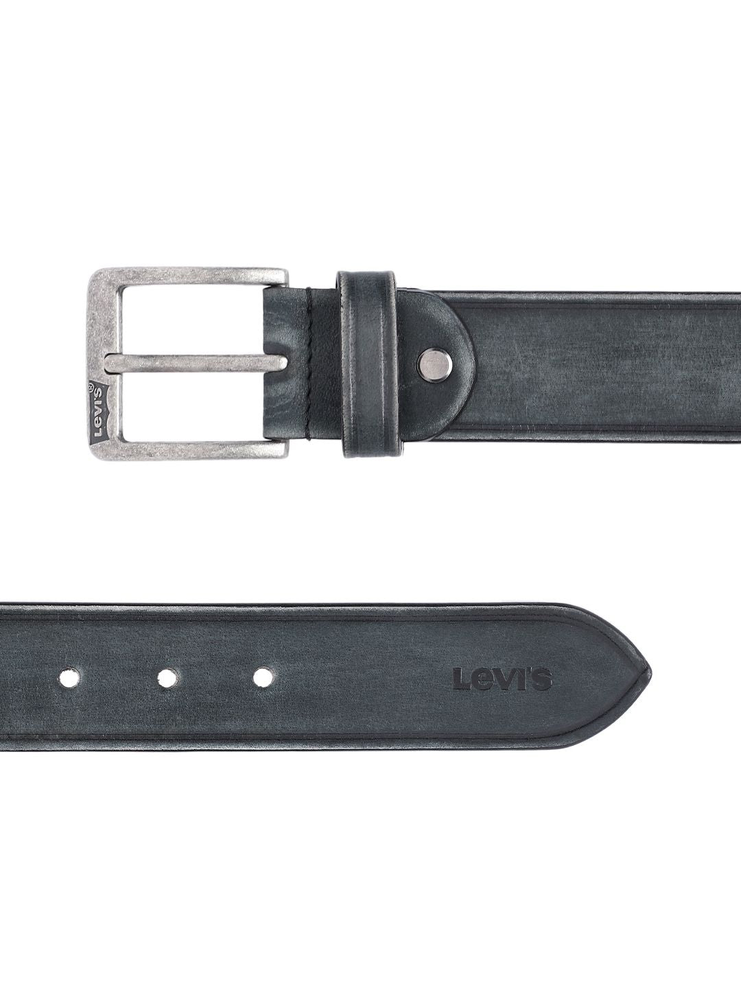 Men's Blue Solid Belt - 32496e20-9ad8-4475-8074-bc557b06e3b41742202069788-Men-Solid-Leather-Belt-2311742202069651-3 View