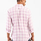 Men's Checkered Spread Collar Shirt - 61ed6c1d-f925-48d4-a190-20d315939456 View