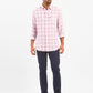 Men's Checkered Spread Collar Shirt - 52ca9853-310b-4480-afaa-54c416b87504 View