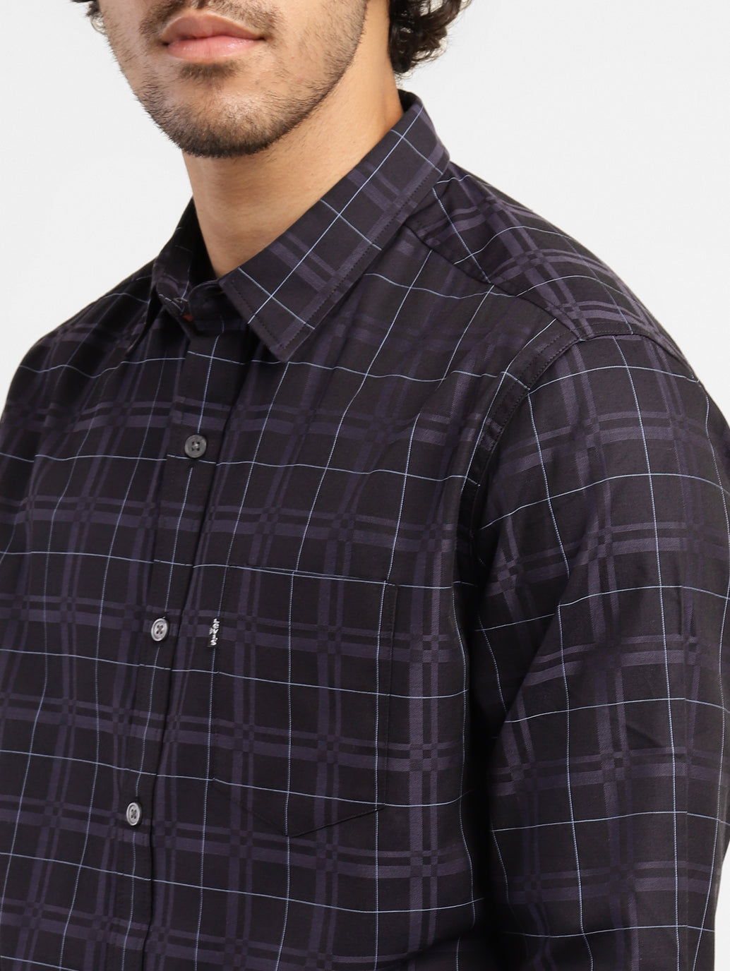Men's Checkered Slim Fit Shirt - c60a496d-52a3-4bdf-a1a7-2faf7a7da705 View