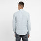 Men's Printed Spread Collar Shirt - Back View