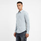 Men's Printed Spread Collar Shirt - Side View