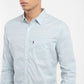 Men's Printed Spread Collar Shirt - Frontdetails View