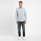 Men's Printed Spread Collar Shirt - ModelFront View