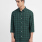 Men's Checkered Spread Collar Linen Shirt - 54d63222-d17e-4c3f-bb53-5e282781bc6f View