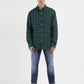 Men's Checkered Spread Collar Linen Shirt - b39407b5-3530-40af-80f0-40d588cf6a34 View