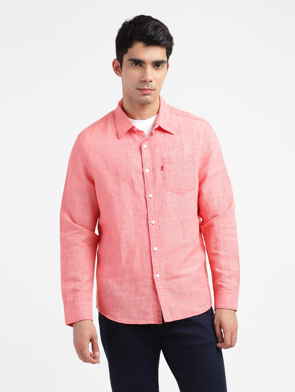Men's Checkered Spread Collar Shirt - b21a4e47-cfa7-414c-8082-5bb5fac9f148 View
