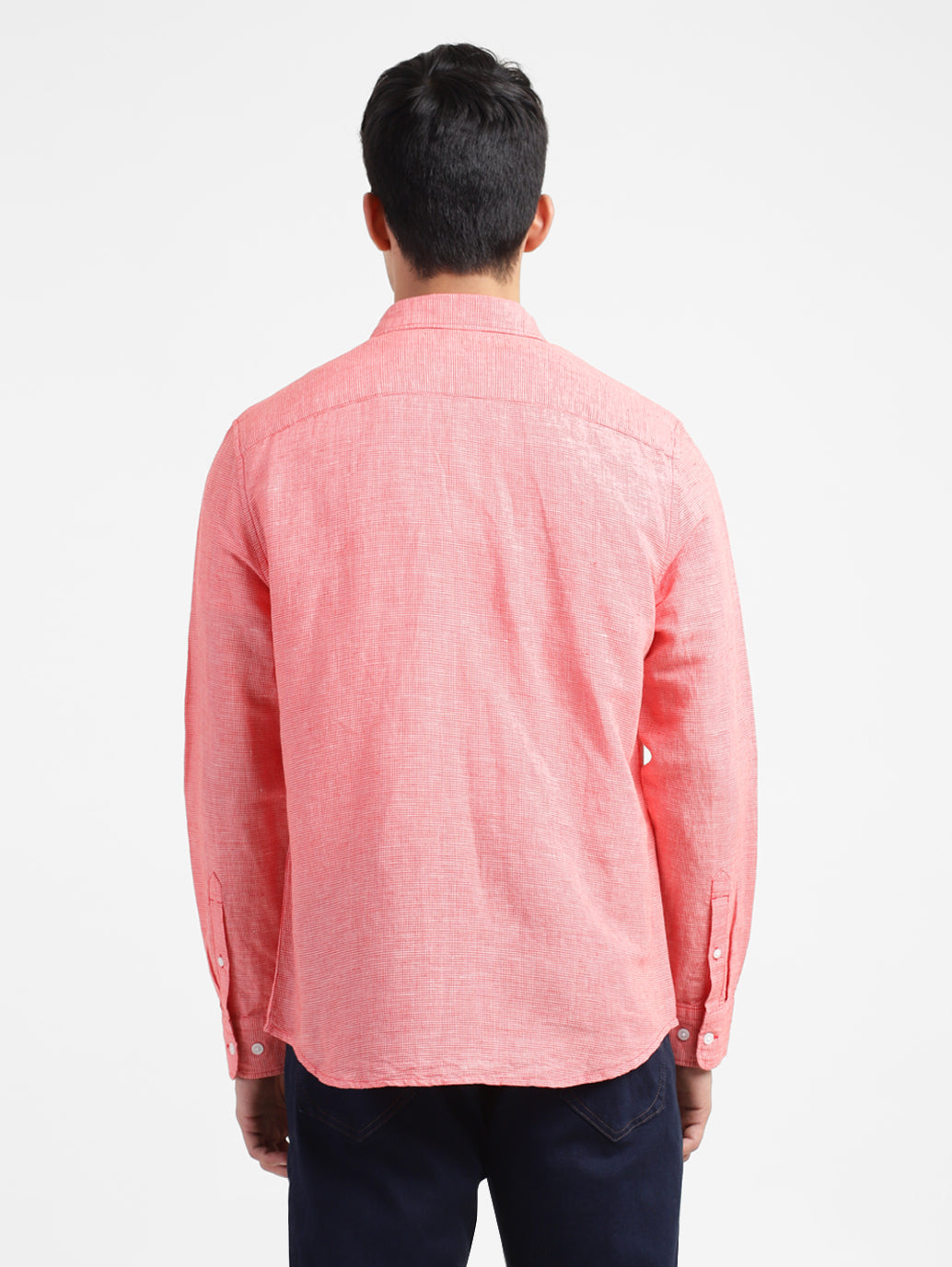 Men's Checkered Spread Collar Shirt - 05ee5a56-5d69-4cd5-bd87-a8bc1b88eef0 View
