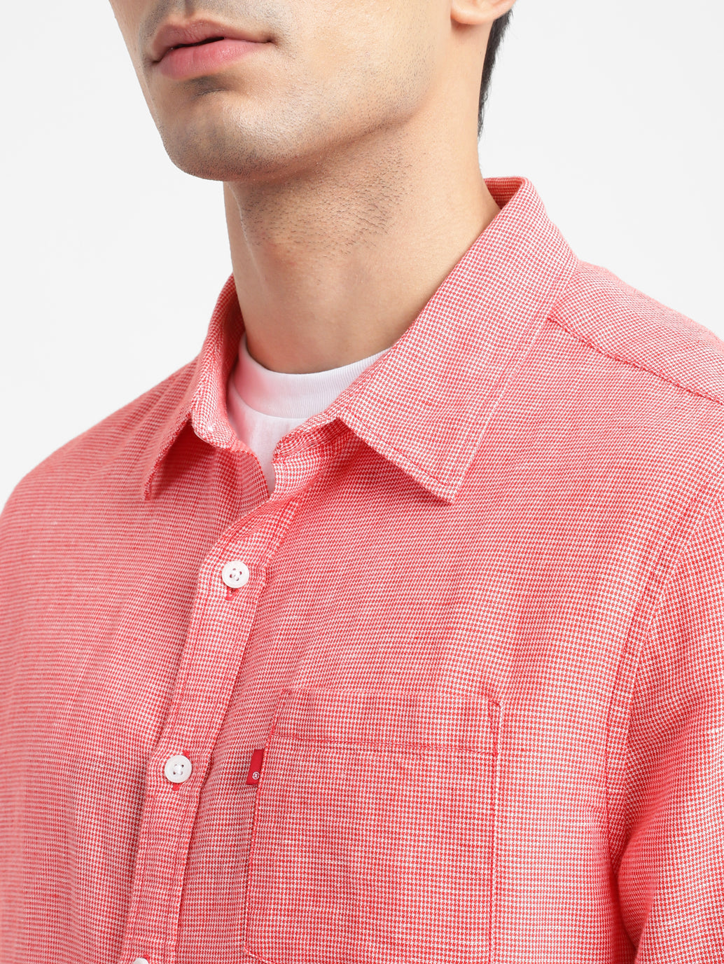Men's Checkered Spread Collar Shirt - cfac6c67-2bb9-4dcc-8f7f-dbd15ee1c1fa View