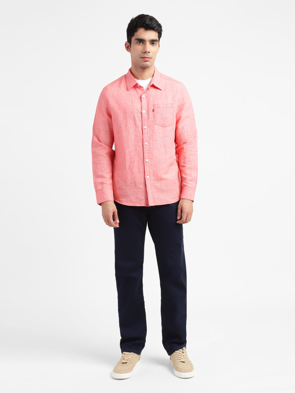 Men's Checkered Spread Collar Shirt - 40286a70-db5e-4de5-9046-9f40384638fe View