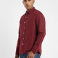 Men's Geometric Print Spread Collar Linen Shirt - f1897b7b-9305-4113-8876-cd384b1f61f4 View