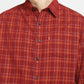 Men's Checkered Slim Fit Corduroy Shirt - 1892b1eb-c2b8-4fe4-b6ff-7f0c5ebfadf1 View