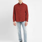 Men's Checkered Slim Fit Corduroy Shirt - 5bdff3f3-eded-4cf4-a456-3034c978ef47 View