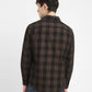 Men's Checkered Slim Fit Corduroy Shirt - 5adce421-83ec-4d81-88a0-bf0e6afc0b3b View