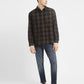 Men's Checkered Slim Fit Corduroy Shirt - e1fcf661-6a1a-4e7d-b20f-f90b6e8fe607 View