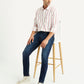 Men's Striped Slim Fit Shirt - Styleshot View
