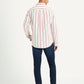 Men's Striped Slim Fit Shirt - Back View