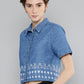 Women's Schiffli Regular Fit Shirt - 3 View