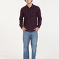 Men's Checkered Spread Collar Shirt - lifestyle View