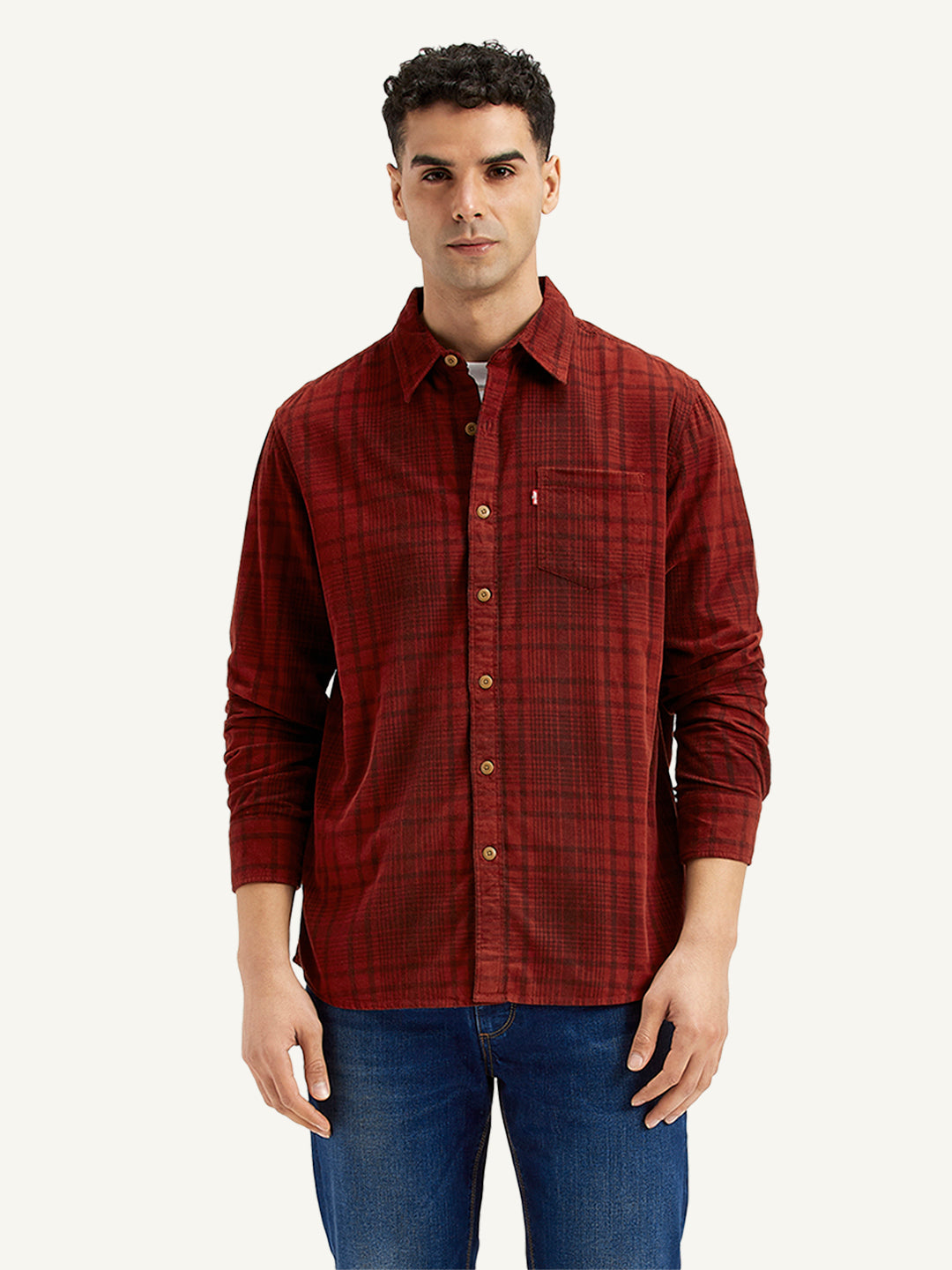 Men's Plaid Regular Fit Shirt - 20 View