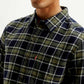 Men's Checkered Slim Fit Shirt - Detail View