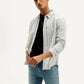 Men's Striped Slim Fit Corduroy Shirt - Styleshot View