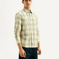 Men's Plaid Slim Fit Shirt - Side View
